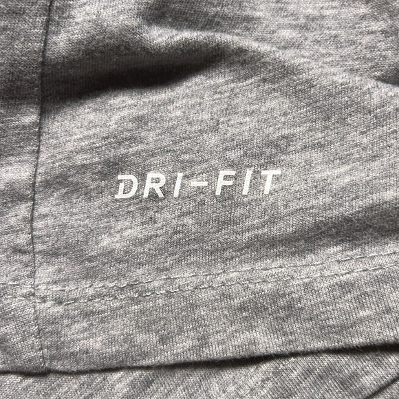 Nike Heather Gray Tee with Camouflage Swoosh - Picture 6 of 6